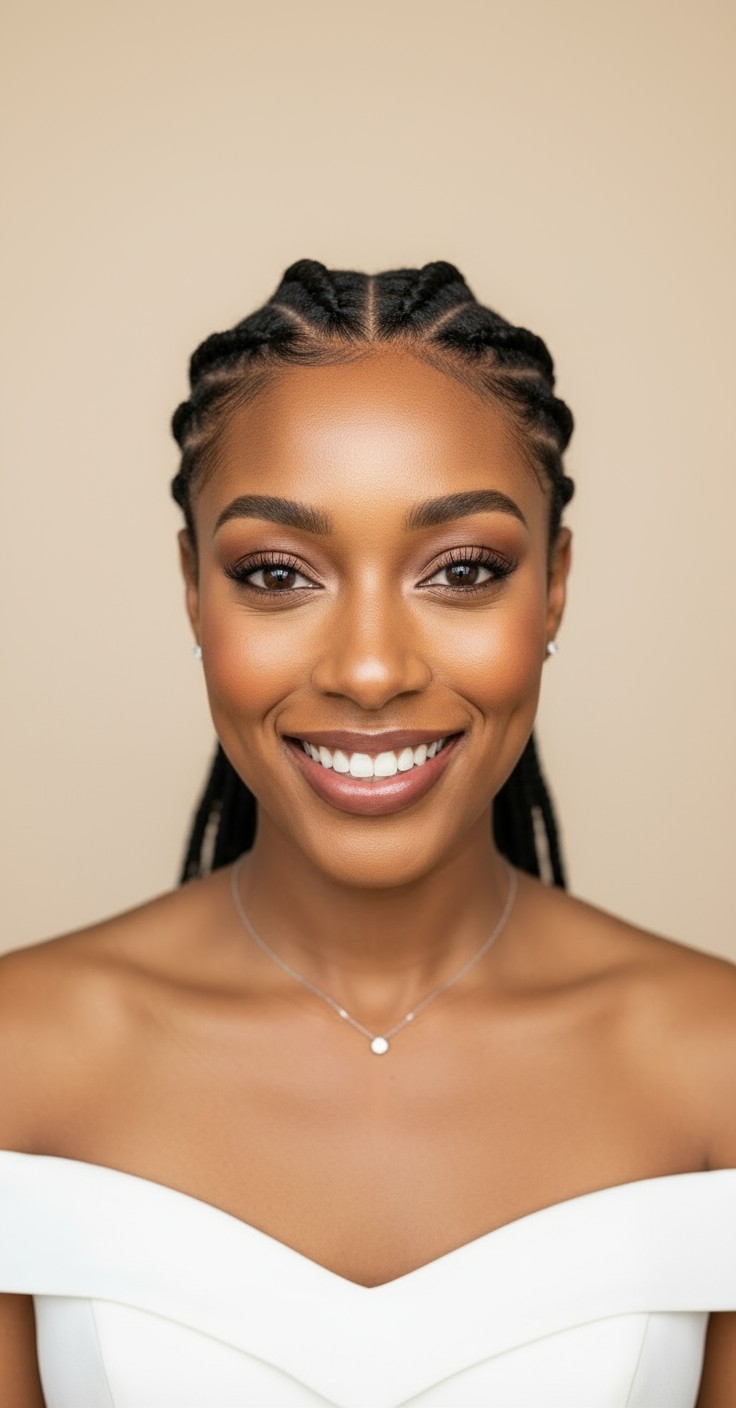 After French Braid Ponytail